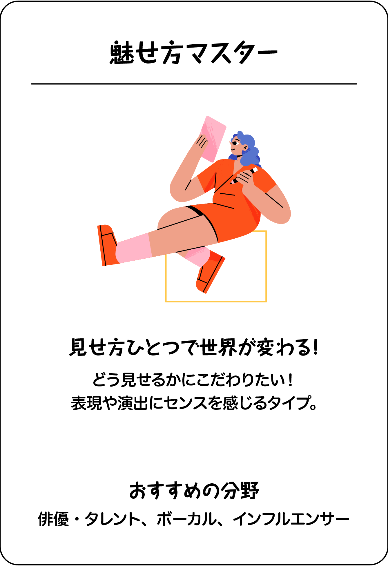 魅せ方マスター