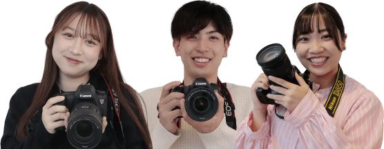 授業内容や先輩の日常など詳しくはパンフレットをご覧ください！