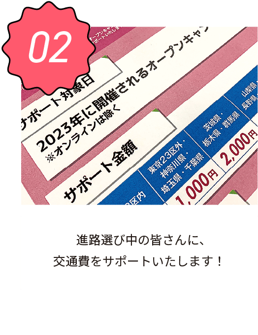 交通費サポート
